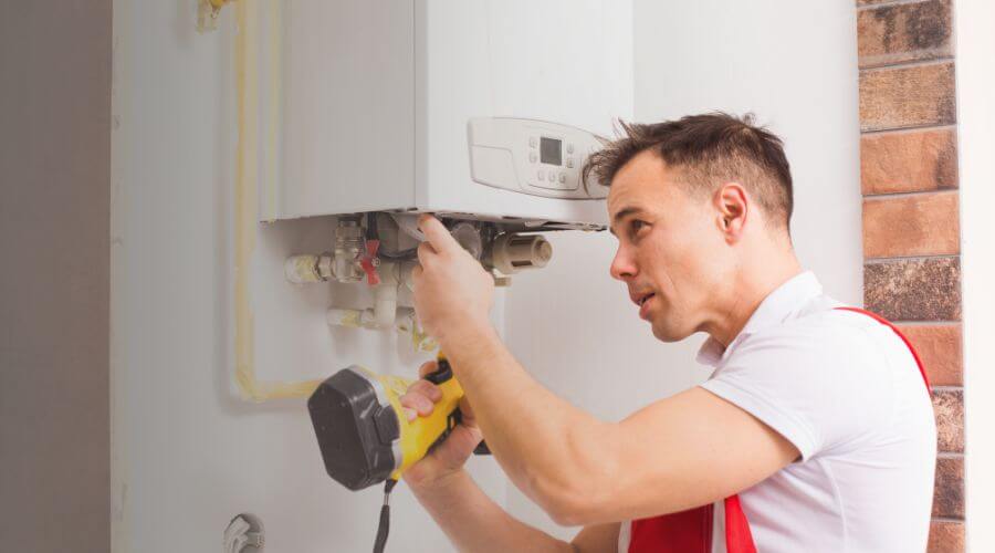Local tankless water heater installation in Cambria, IL